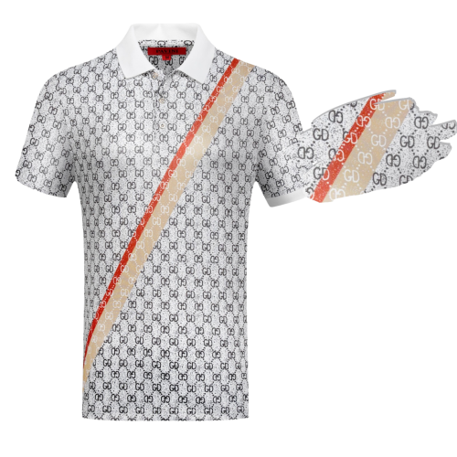 Playera para hombre marca pavini P-3100 White