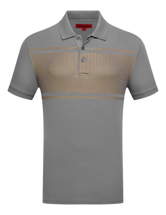 Playera Para Hombre Marca Pavini P-3114 CHARCOAL