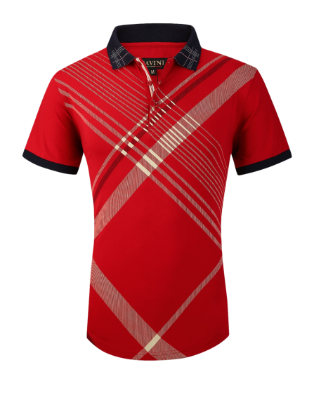 Playera para hombre marca pavini P-779 Red