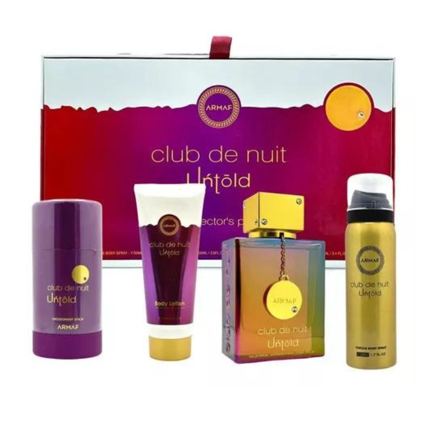 Set unisex Club De Nuit Untold Armaf 4pz