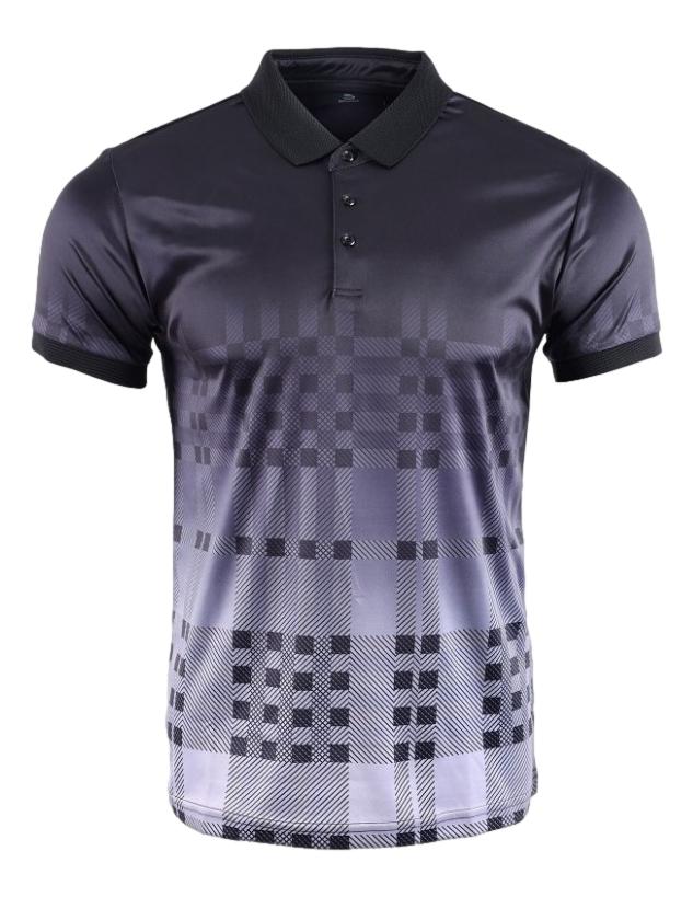 Playera para Hombre Tipo Polo Marca BENZINY PS3008-BLACK