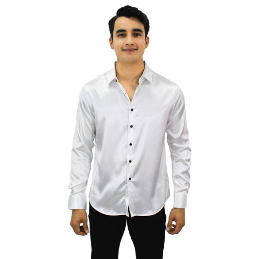 Camisa para Hombre Marca PAVINI PVLS-011-01 WHITE