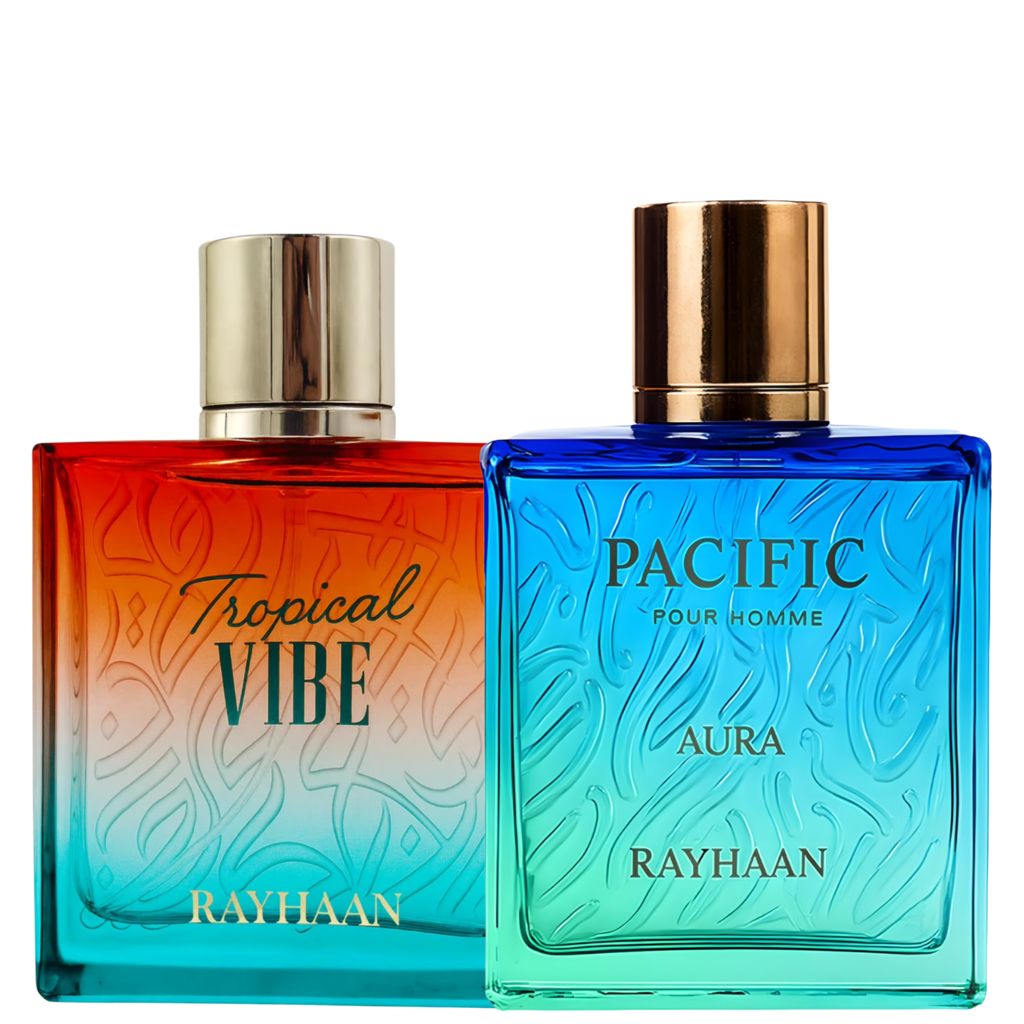 Duo Rayhaan Pacific y Tropical Vibes de 100ML EDP