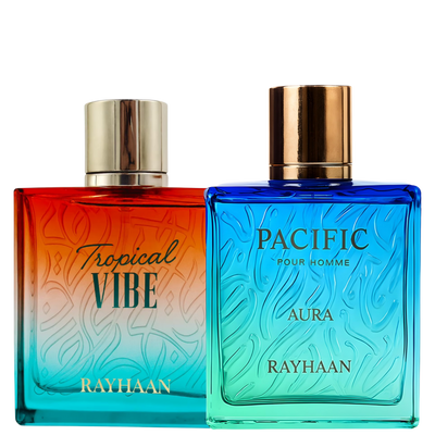 Duo Rayhaan Pacific y Tropical Vibes de 100ML EDP