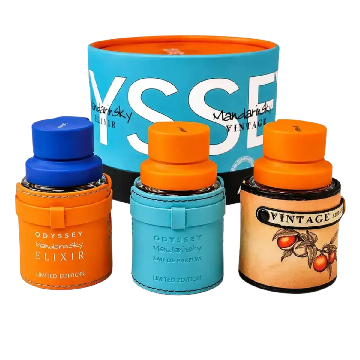 Set Wheel Of Odyssey Mandarin Sky, Mandarin Sky Elixir y Mandarin Vintage de 3 Piezas