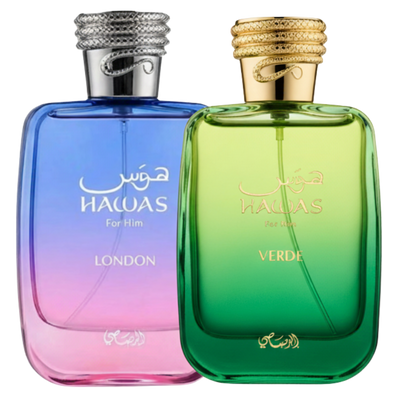 Duo Hawas Verde y London de 100ML EDP