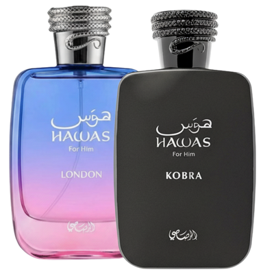 Duo Hawas Kobra y London de 100ML EDP