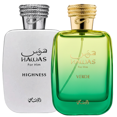 Perfume Hawas Highness y Hawas Verde de 100 ml EDP