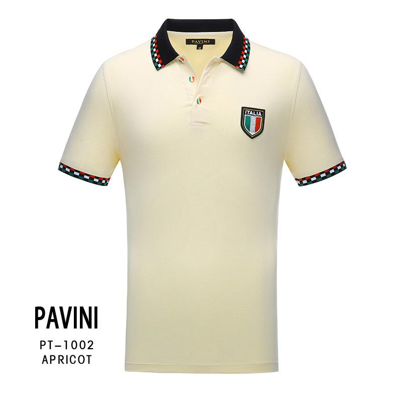 Playera Para Hombre Marca Pavini PT-1002 Beige