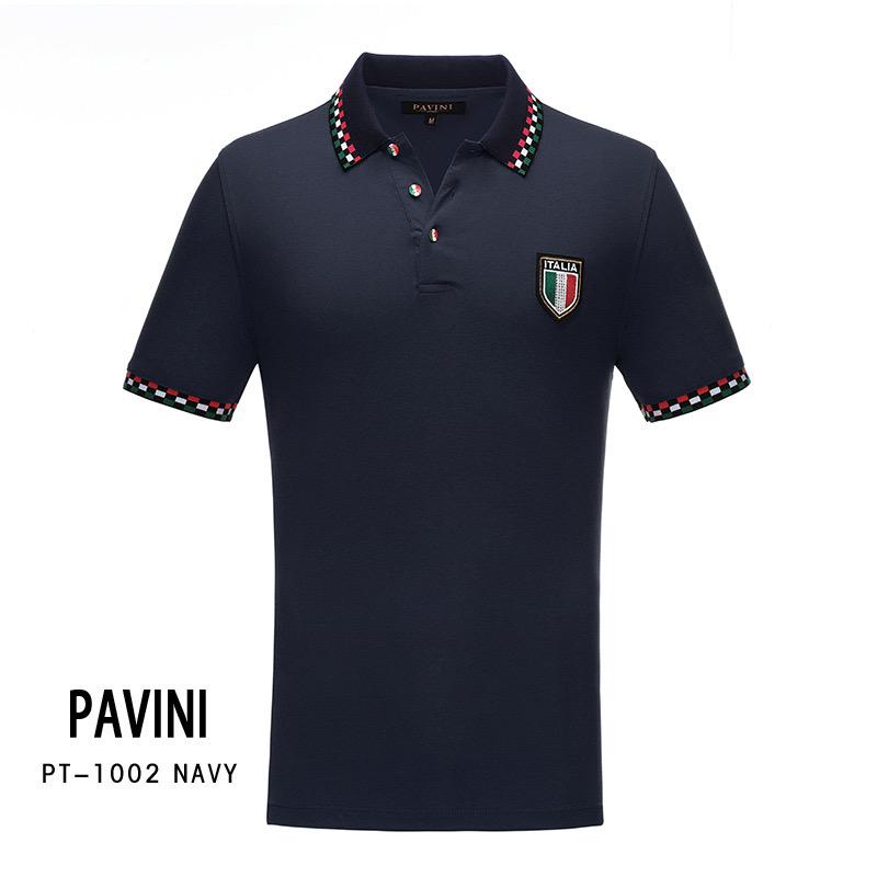 Playera para Hombre Marca Pavini PT-1002 Navy