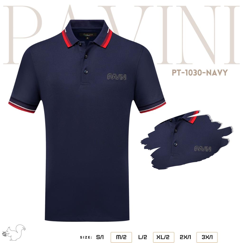 Playera Para Hombre Marca Pavini Pt-1030 Navy