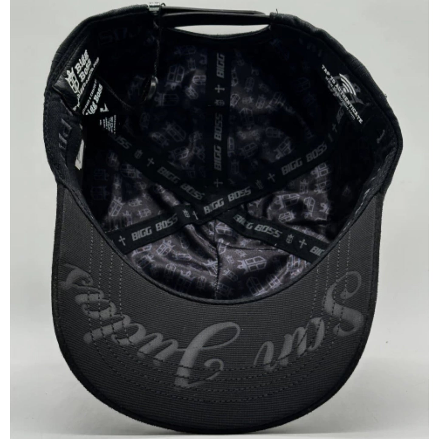 GORRA BIGG BOSS // SAN JUDAS CRYSTAL TOTAL  BLACK