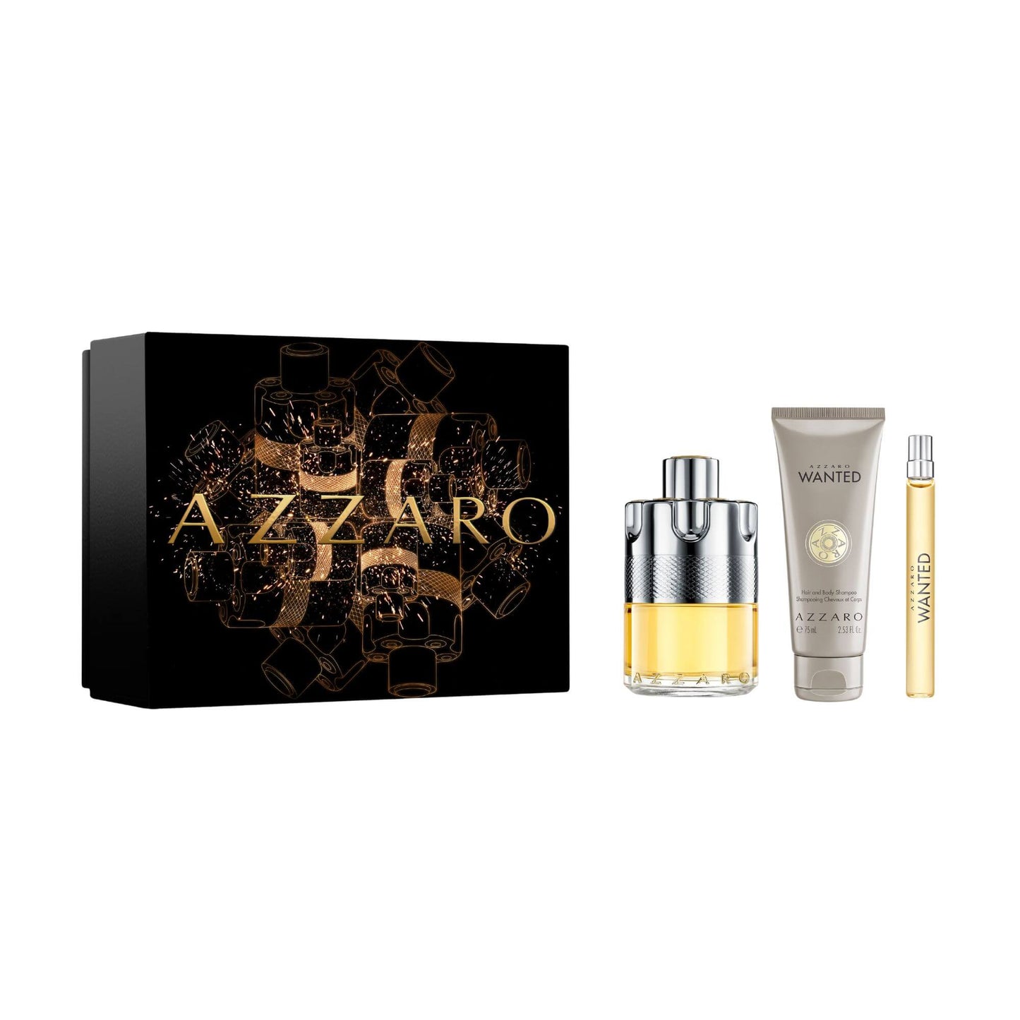 Set de Perfume Azzaro Wanted 3 Piezas