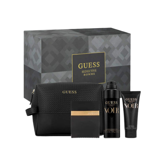 Set de Perfume Guess Seductive Homme Noir 4 piezas