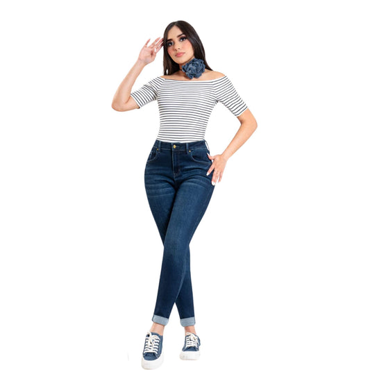 Pantalon Para Mujer Marca KOSCH Jeans Mezclilla SKN 6546-E