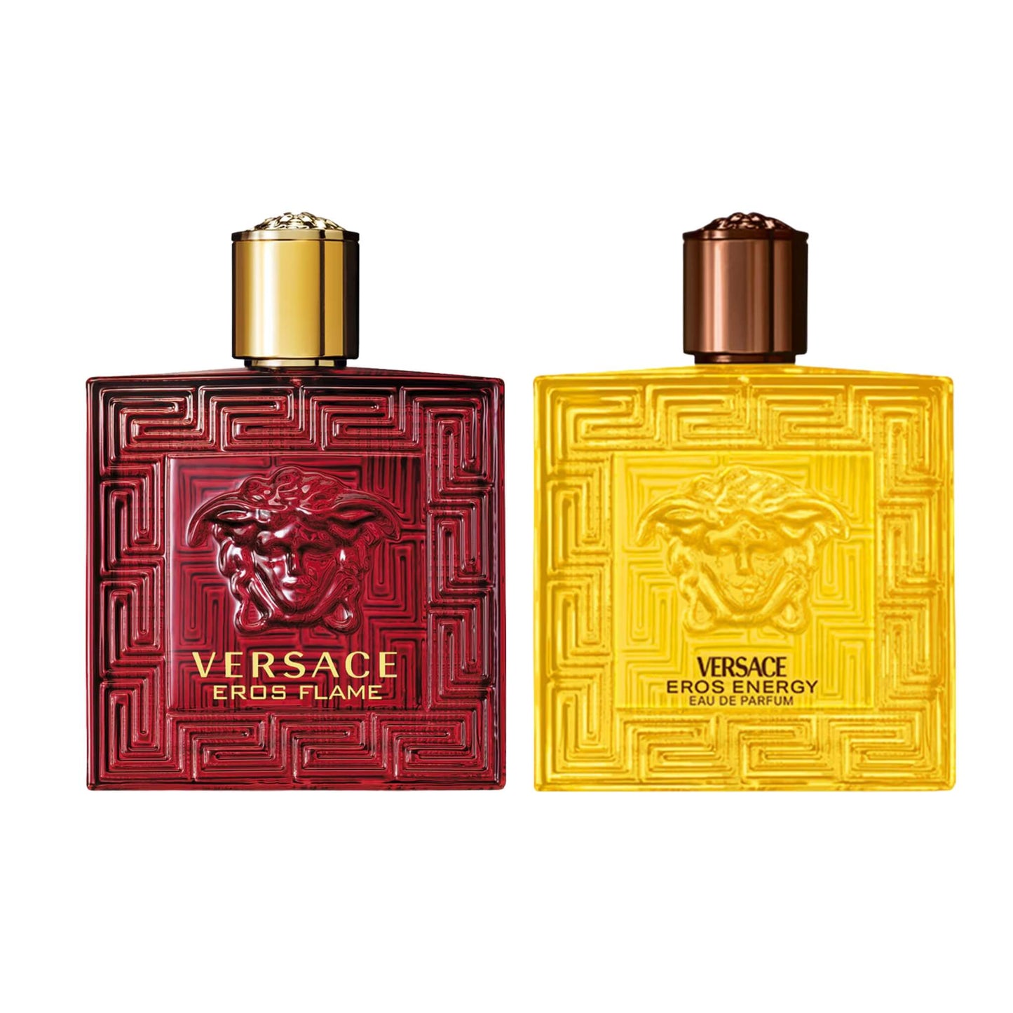 Duo Versace Eros Flame y Eros Energy 100ml EDP