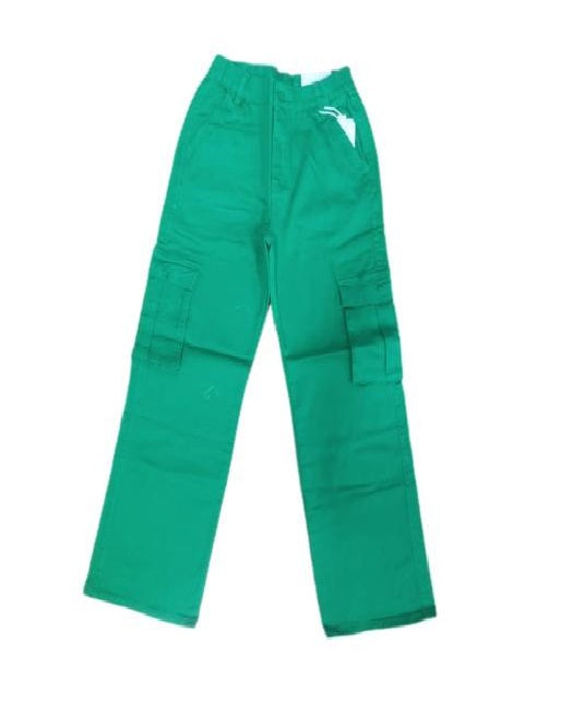 Pantalon Para Mujer De Cargo Marca KOSCH Jeans Mezclilla WCN 6356 Green