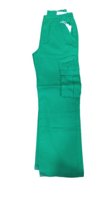 Pantalon Para Mujer De Cargo Marca KOSCH Jeans Mezclilla WCN 6356 Green