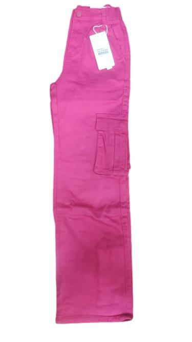 Pantalo Para Mujer De Cargo Marca KOSCH Jeans Mezclilla WCN 6356 Pink