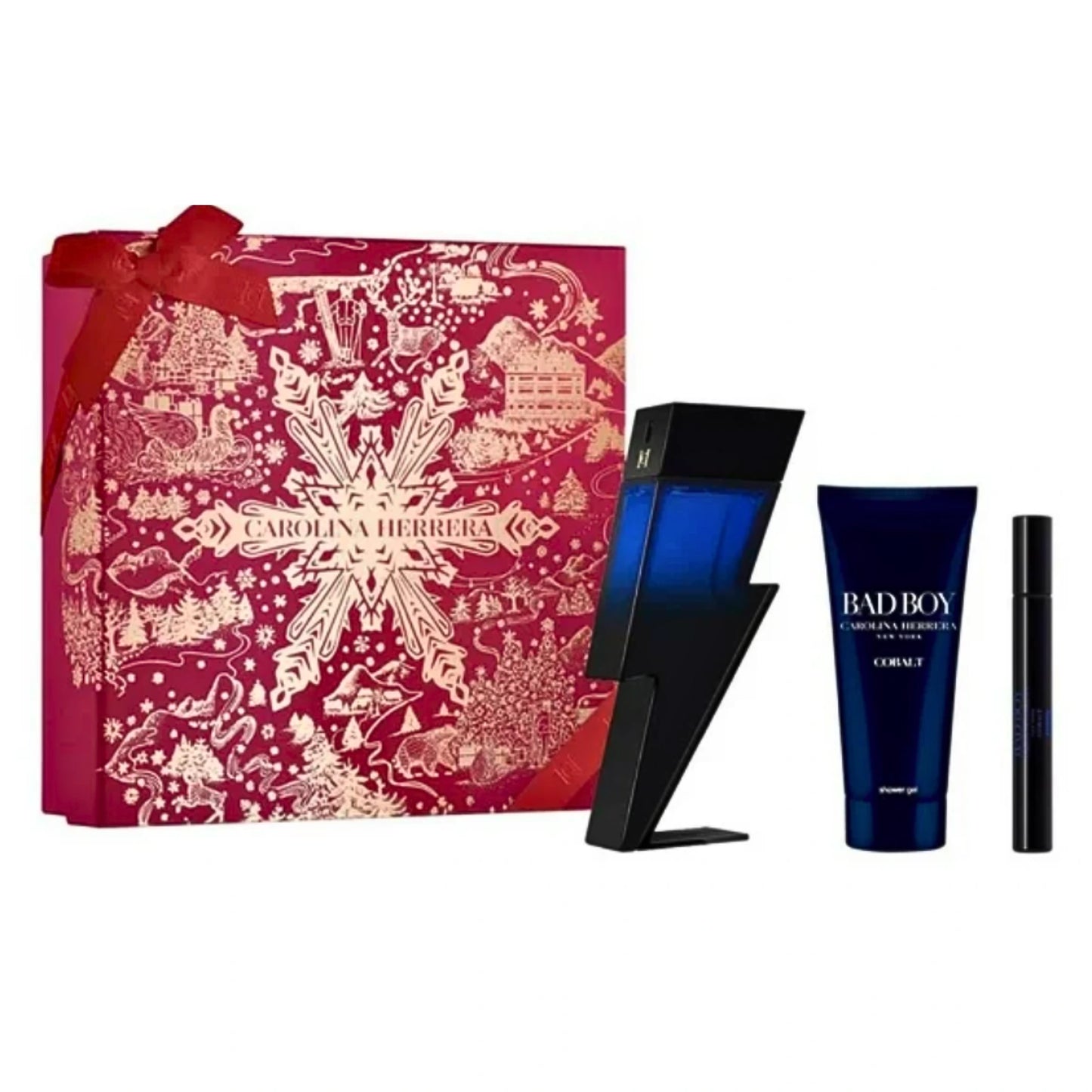 Set de Perfume CAROLINA HERRERA BAD BOY COBALT ÉLECTRIQUE 100ml EDP