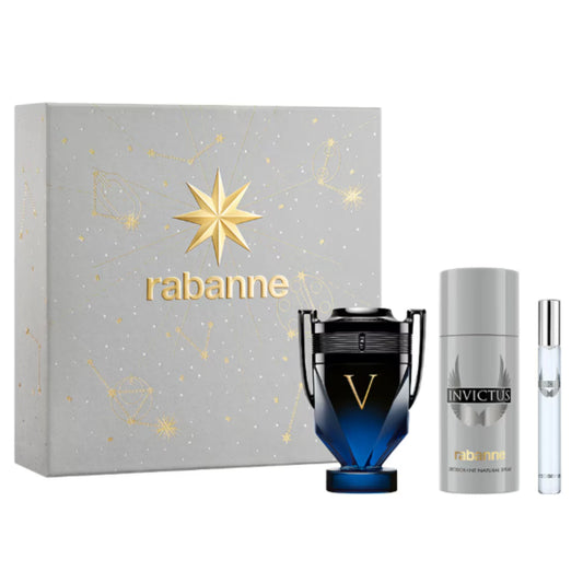 Set de Perfume PACO RABANNE INVICTUS VICTORY 3 pzs