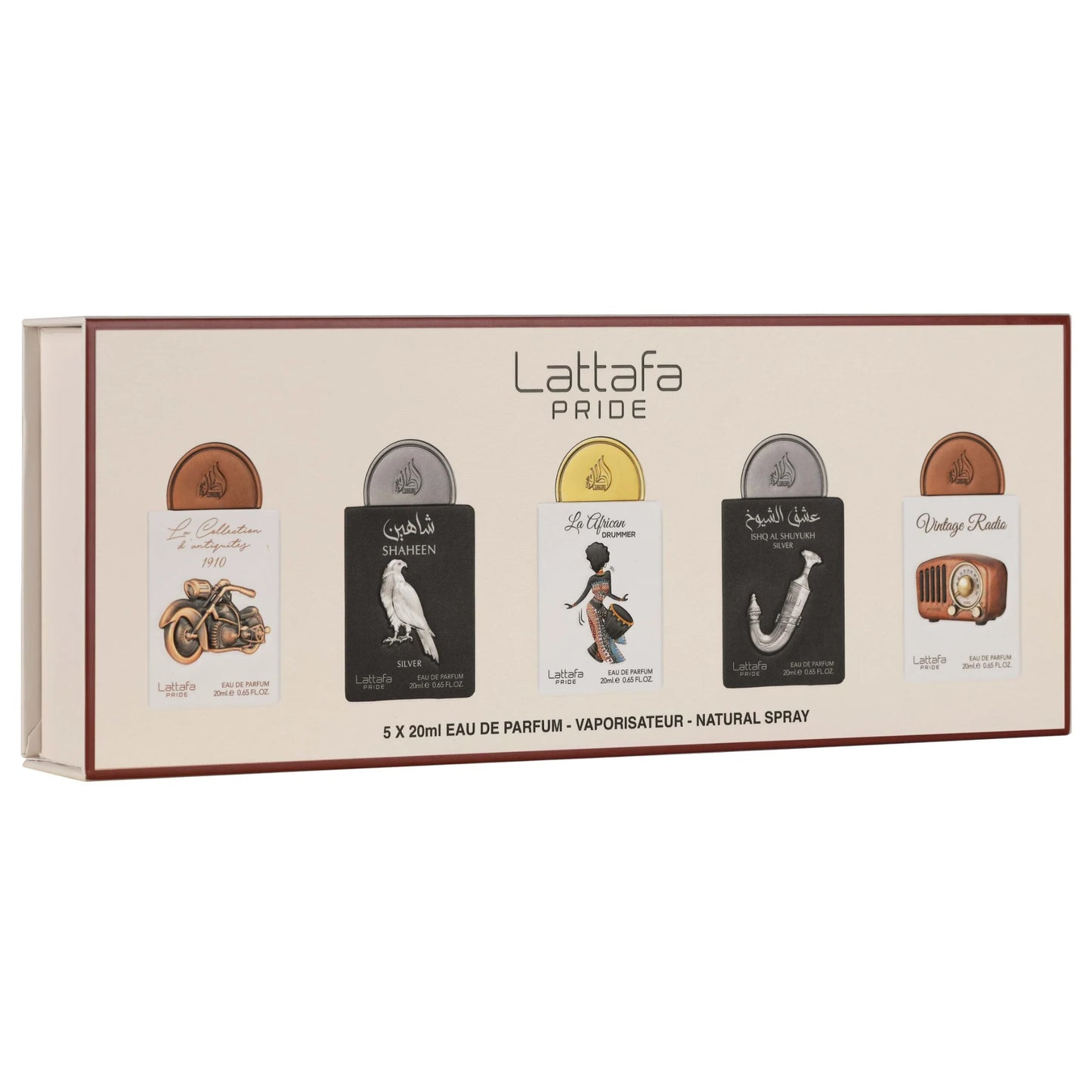 Set No.05 de Lattafa Pride Mini 5 Pz