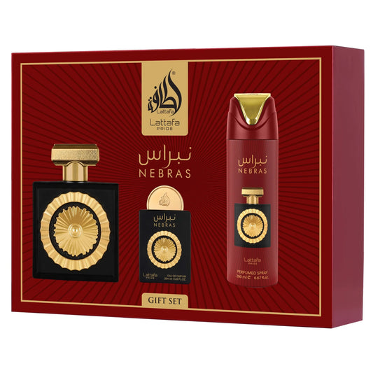 Set Perfume Lattafa Nebras 3 PZ's