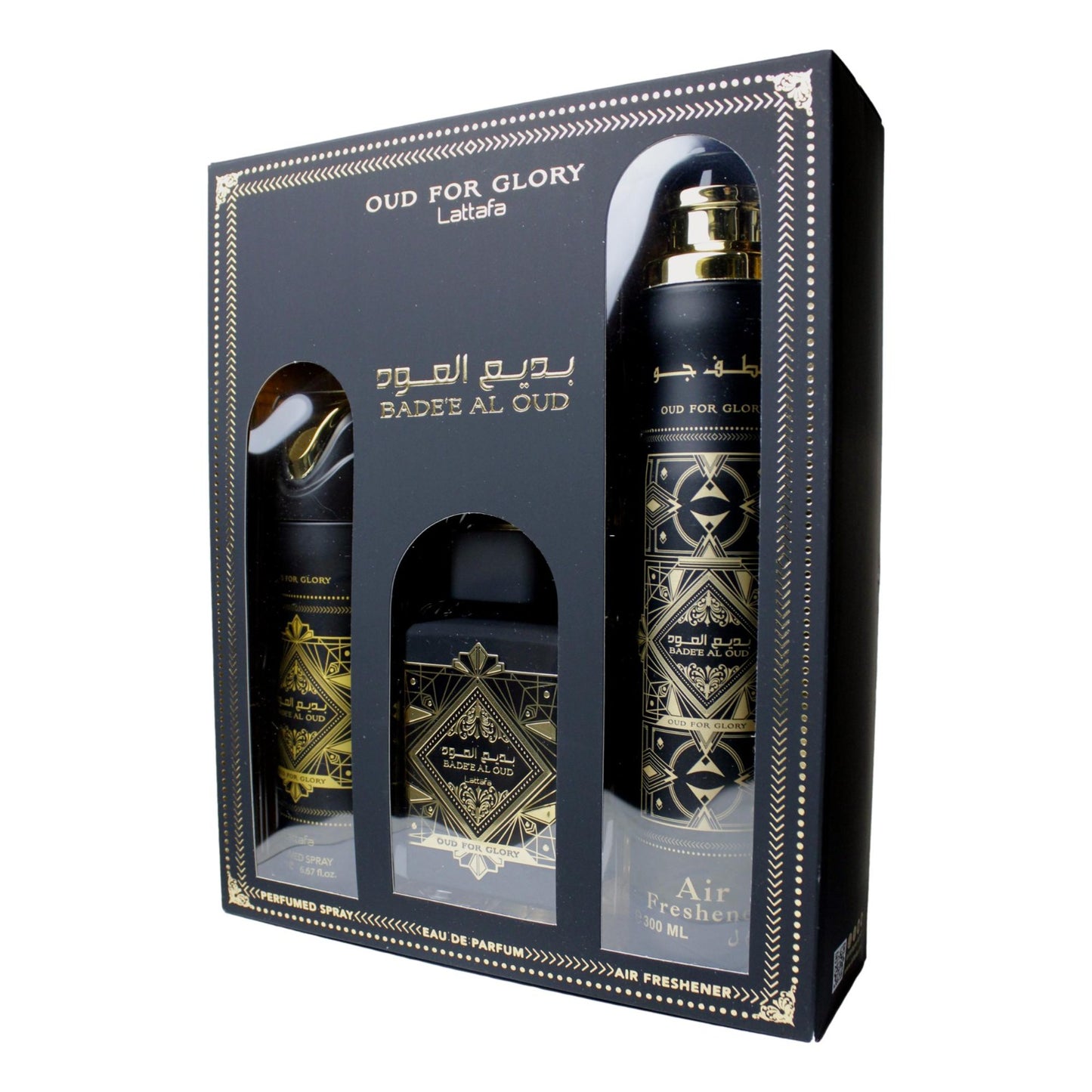 Set de Hombre Lattafa Oud for Glory 3 piezas