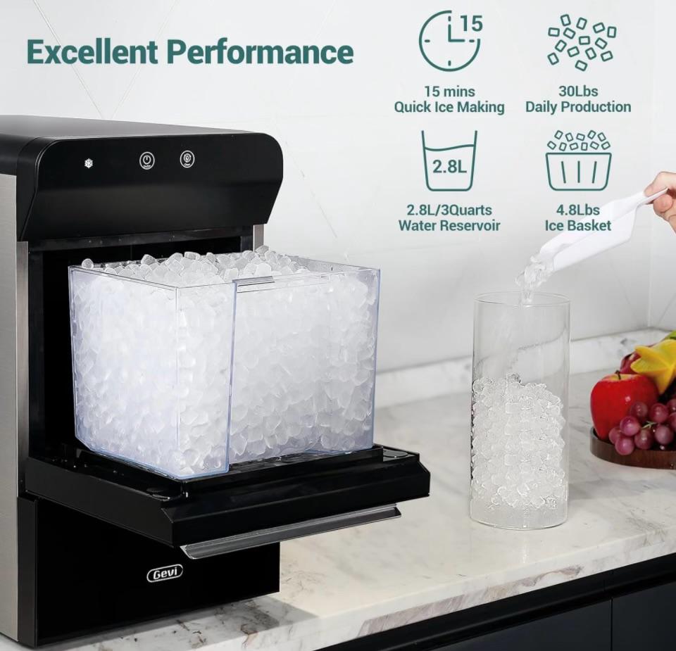 Maquina para hacer hielo Gevi Countertop V2.0