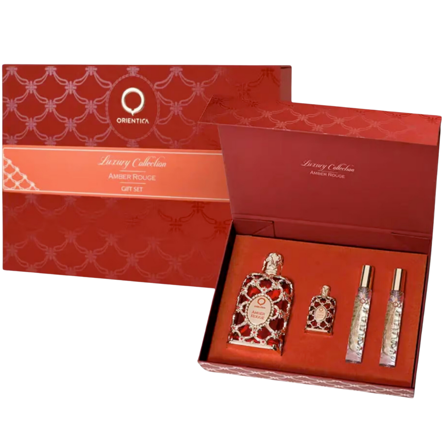 GIFT SET Perfume Unisex ORIENTICA Luxury collection AMBER ROUGE 80ml EDP