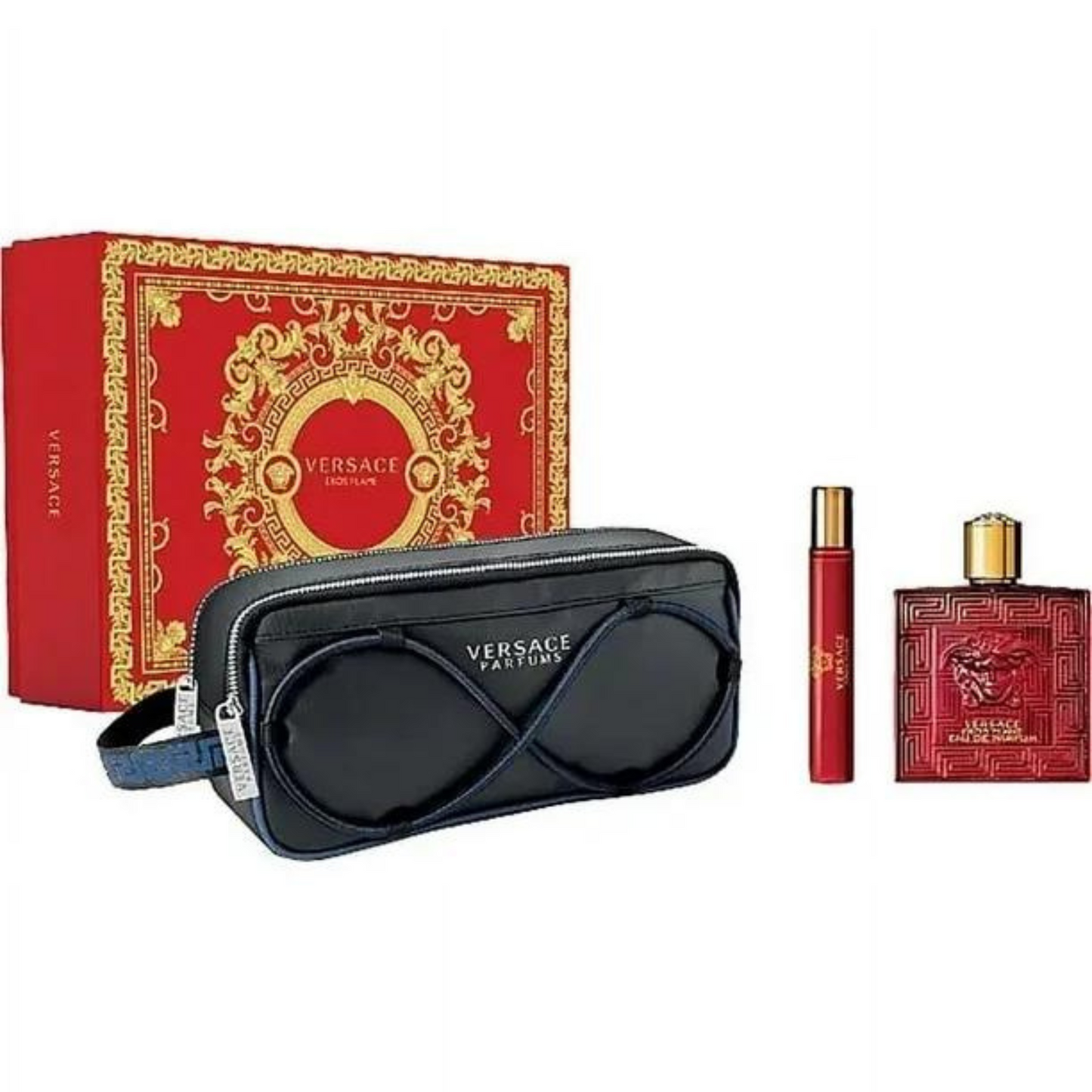 Set De Perfume Versace Eros Flame 100ml Edp