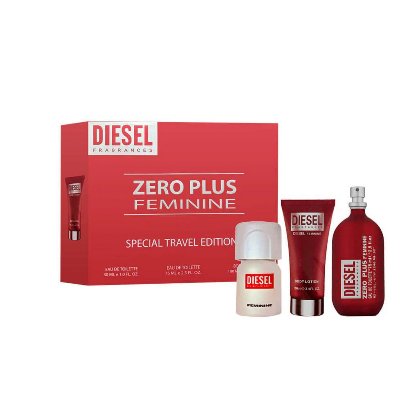 Set Diesel Zero Plus Feminine 3 piezas