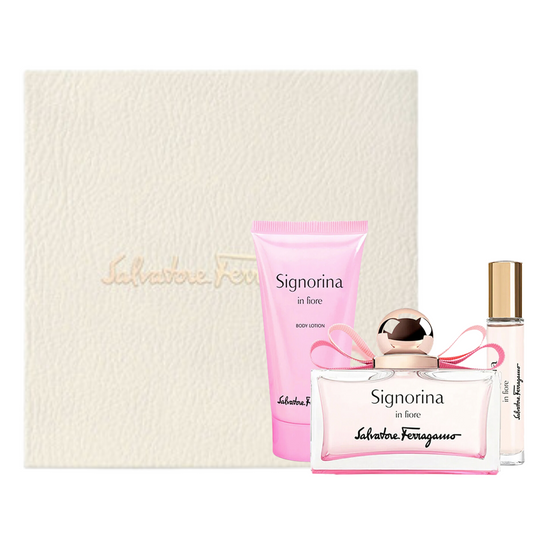 Set de perfume para Mujer Salvatore Ferragamo Signorina in Fiore 10ml EDT 3 piezas