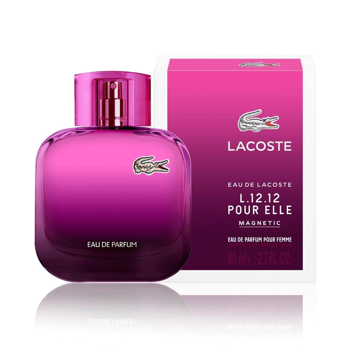 Perfume para Mujer LACOSTE L.12.12 POUR ELLE MAGNETIC 80ml EDP