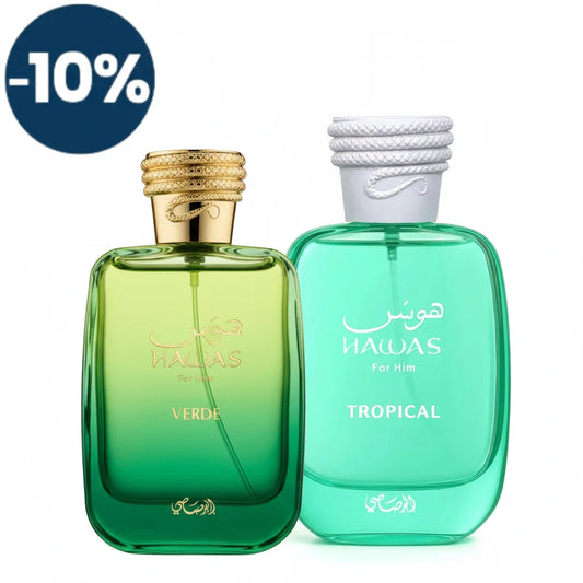 Duo Hawas Tropical y Verde 100 EDP