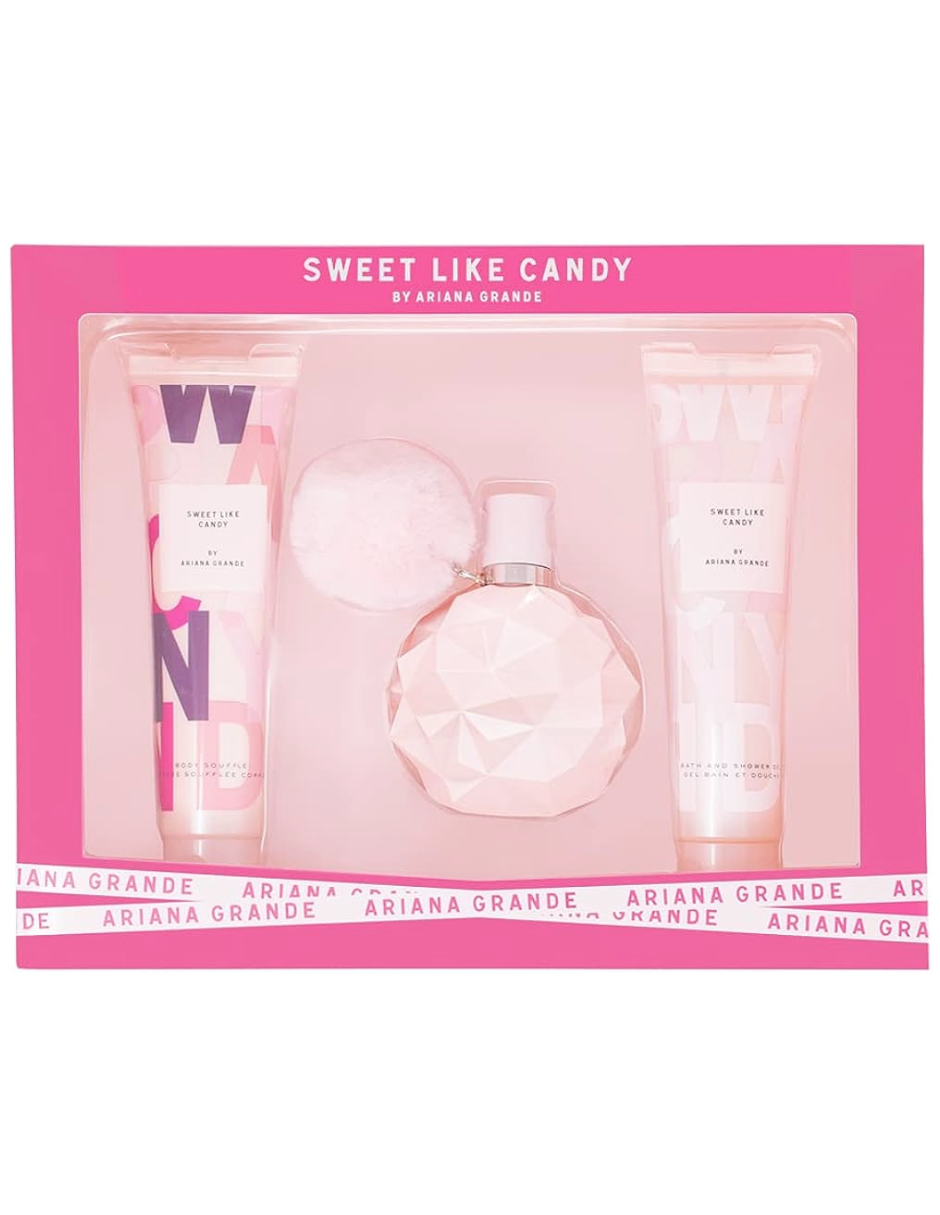 Set de perfume Ariana Grande Sweet Like Candy 100ml EDP 3 pzas