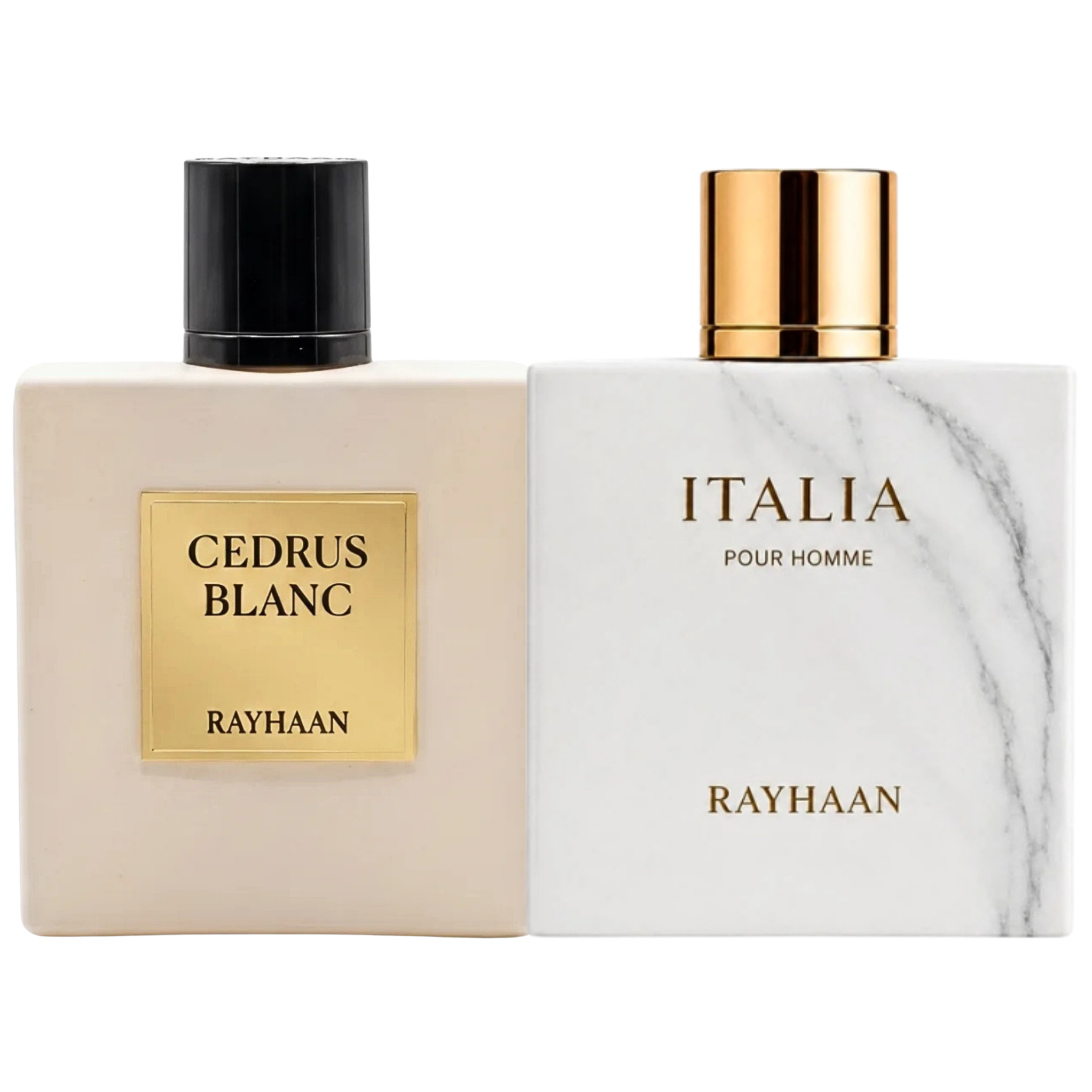 Duo Rayhaan Cedrus Blanc y Italia de 100 ml EDP