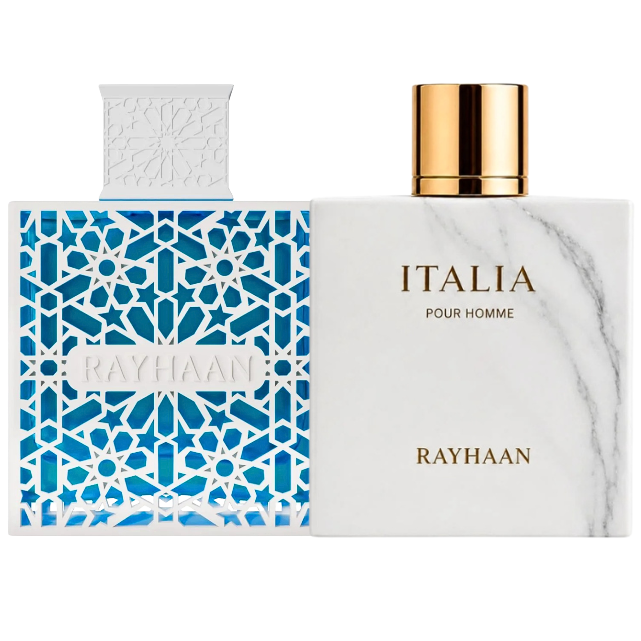 Duo Rayhaan Azul y Rayhaan Italia de 100 ml EDP