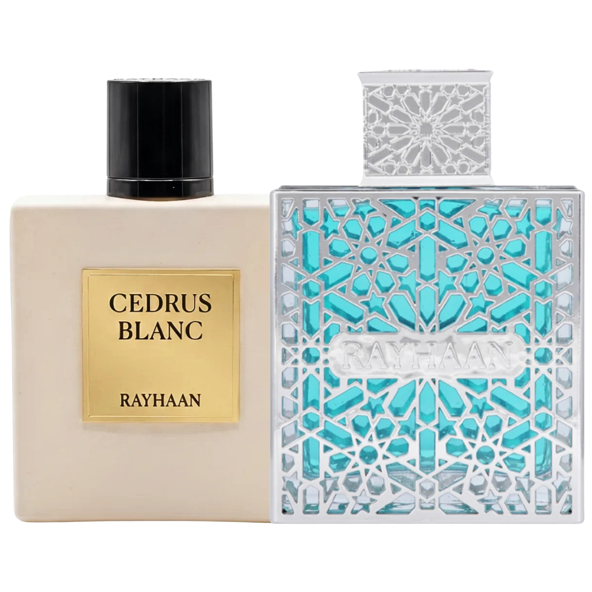Duo Rayhaan Cedrus Blanc y Aquatica de 100 ml EDP