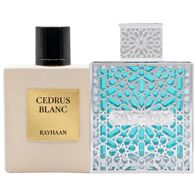 Duo Rayhaan Cedrus Blanc y Aquatica de 100 ml EDP