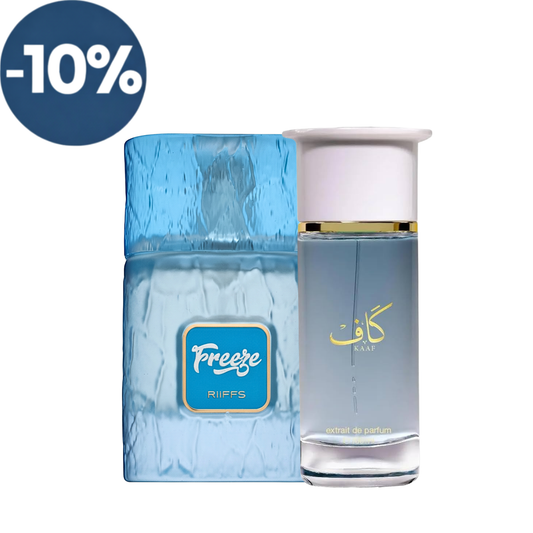 Duos Riiffs FREEZE  y Ahmed al Madhribi KAAF 100ML XDP