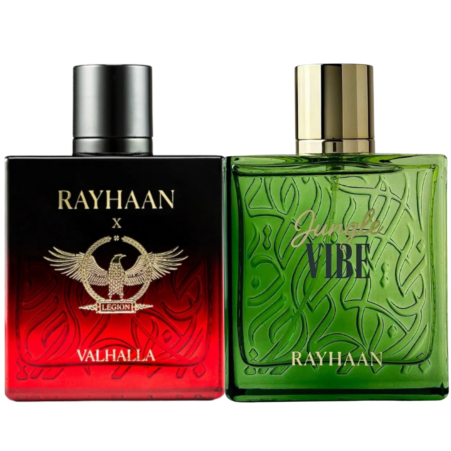 Duo Rayhaan Valhalla y Jungle Vibe de 100ML EDP