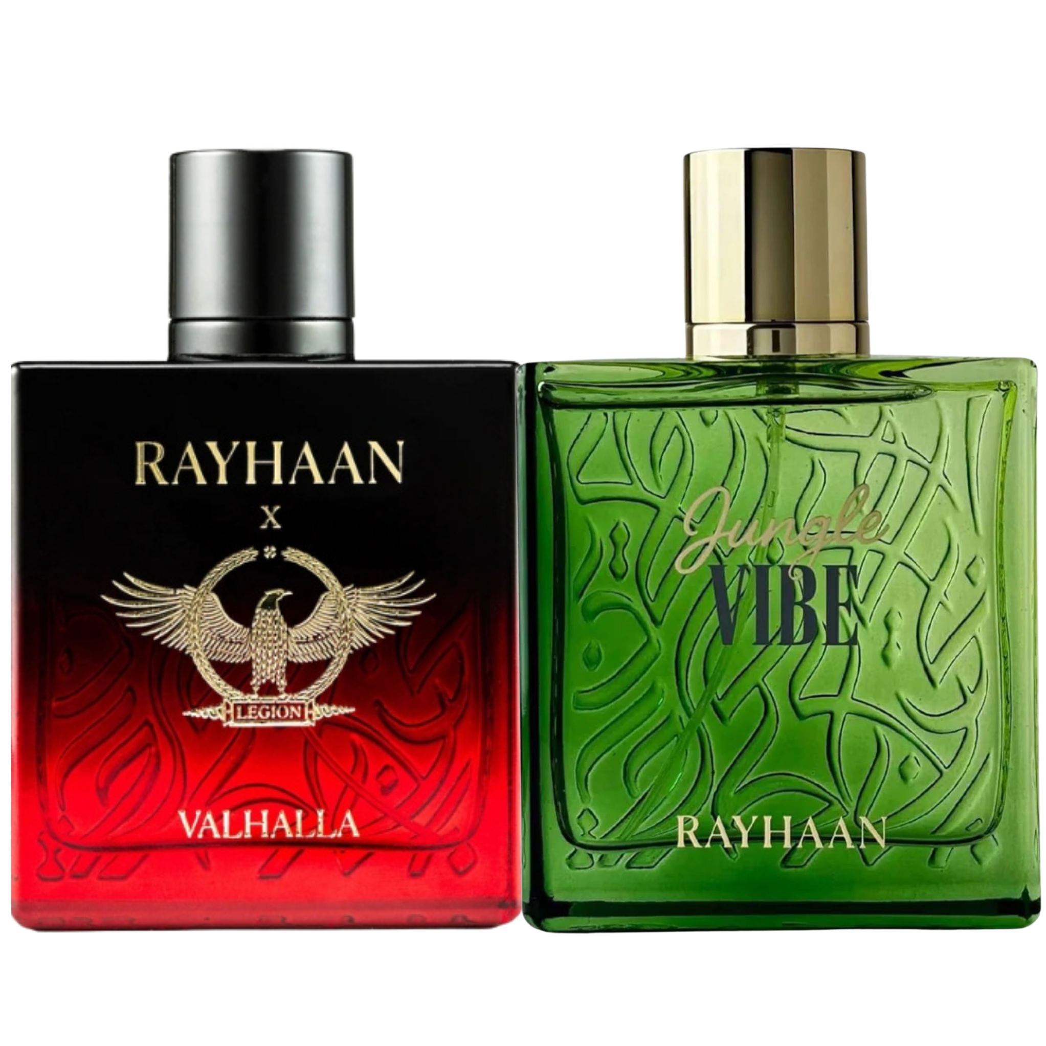 Duo Rayhaan Valhalla y Jungle Vibe de 100ML EDP