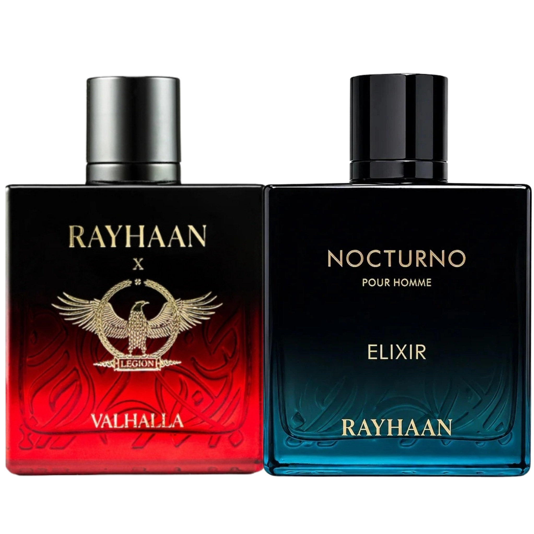 Duo Rayhaan Nocturno Elixir y Valhalla de 100ML EDP