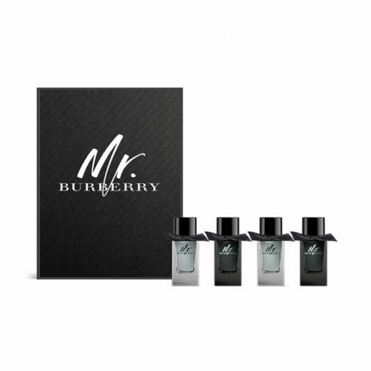 Set de Perfume Mini Burberry Mr. Burberry 4 piezas