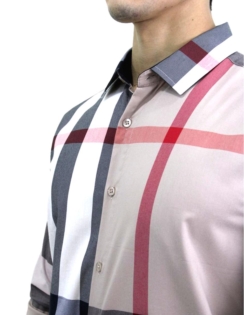 Camisa para Hombre Marca PAVINI RAVALLI BLS-201-07 KHAKI BROWN