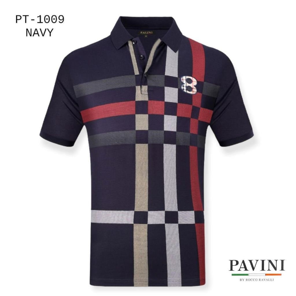 Playera para Hombre Marca PAVINI PT1009 NAVY