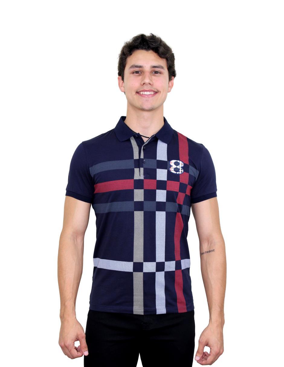 Playera para Hombre Marca PAVINI PT1009 NAVY