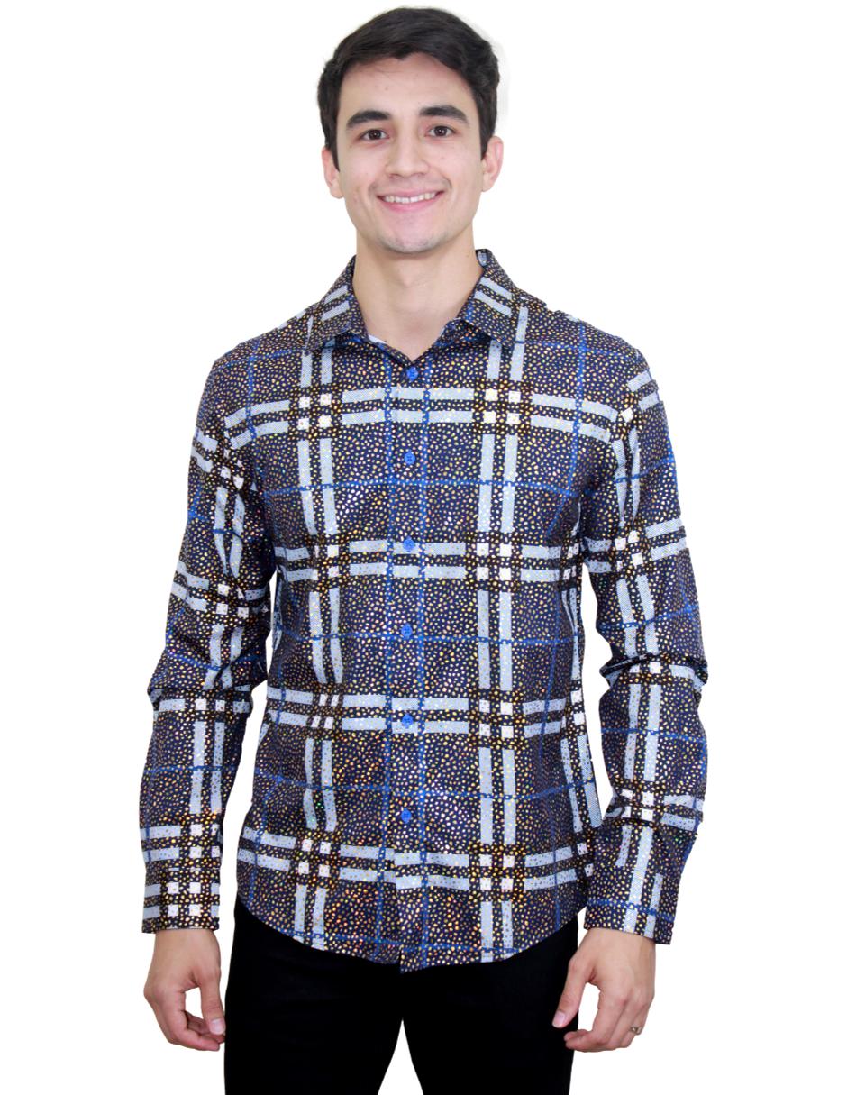Camisa para Hombre Marca PAVINI LS021034-06 NAVY