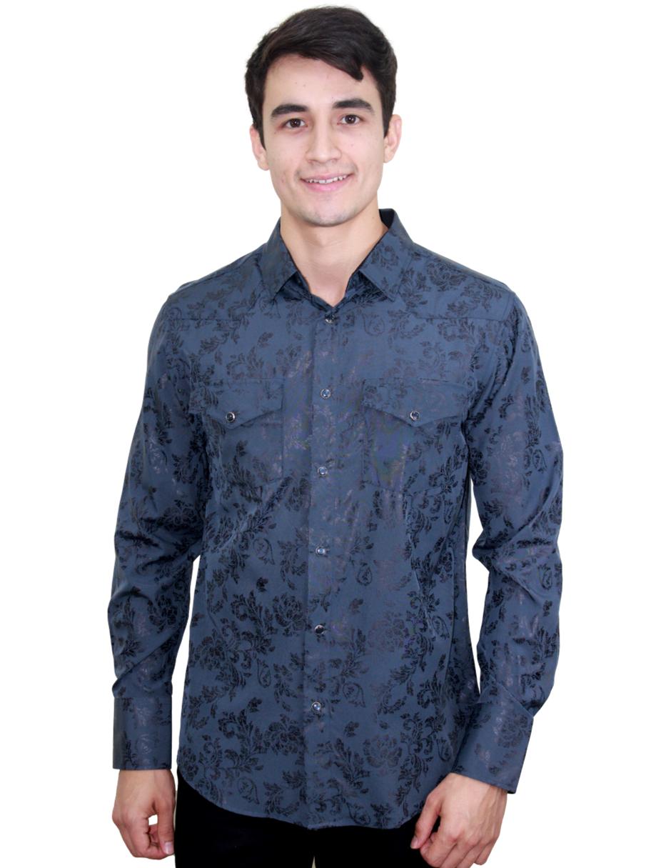 Camisa para Hombre Marca PAVINI LS022003-04 NAVY